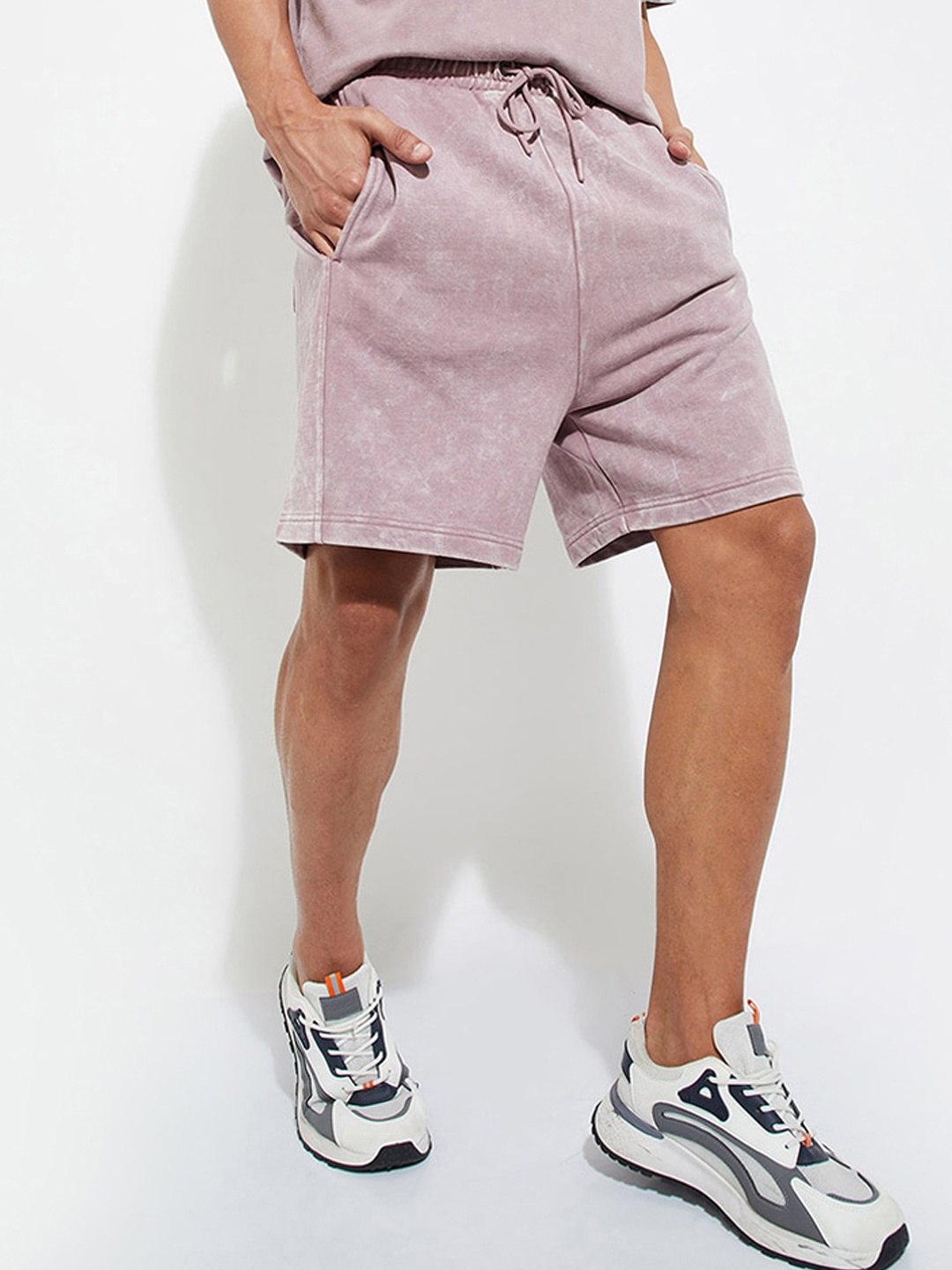

max URB_N Men Solid Athleisure Shorts, Pink