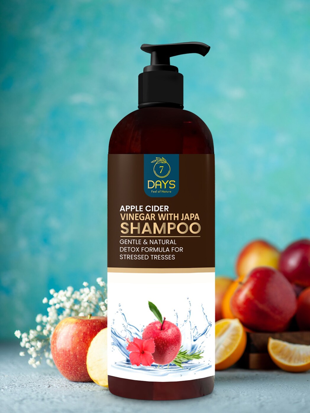 

7 DAYS Apple Cider Vinegar Shampoo Restores Shine-200ml, Black