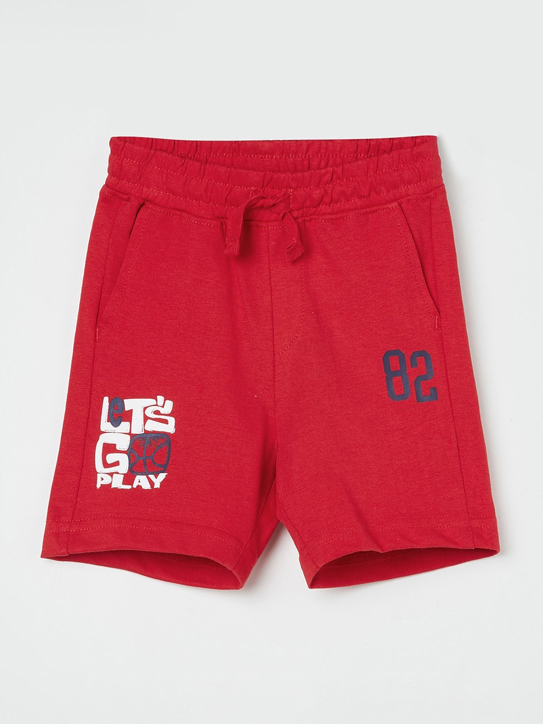 

Juniors by Lifestyle Boys Printed Cotton Regular Fit Shorts, Red
