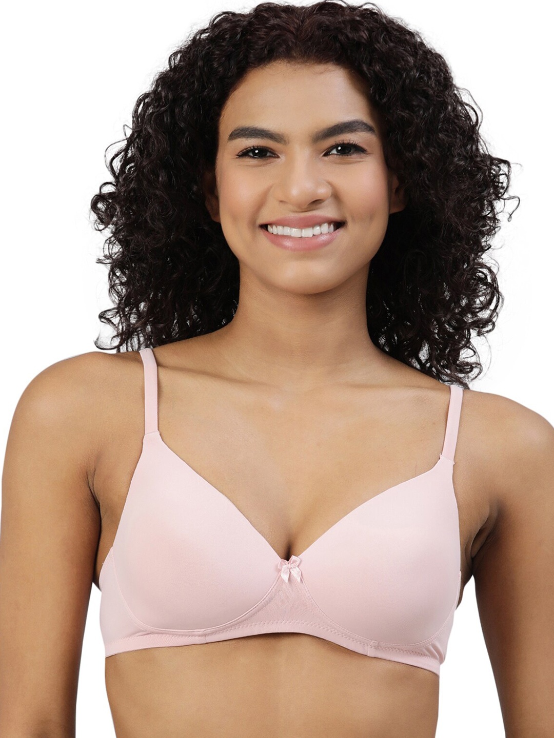 

BLOSSOM Lightly Padded Polyamide Bra_Featherlite, Pink