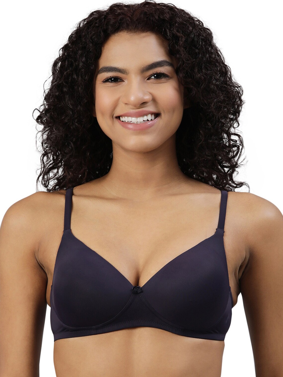 

BLOSSOM Lightly Padded Polyamide Bra_Featherlite, Black