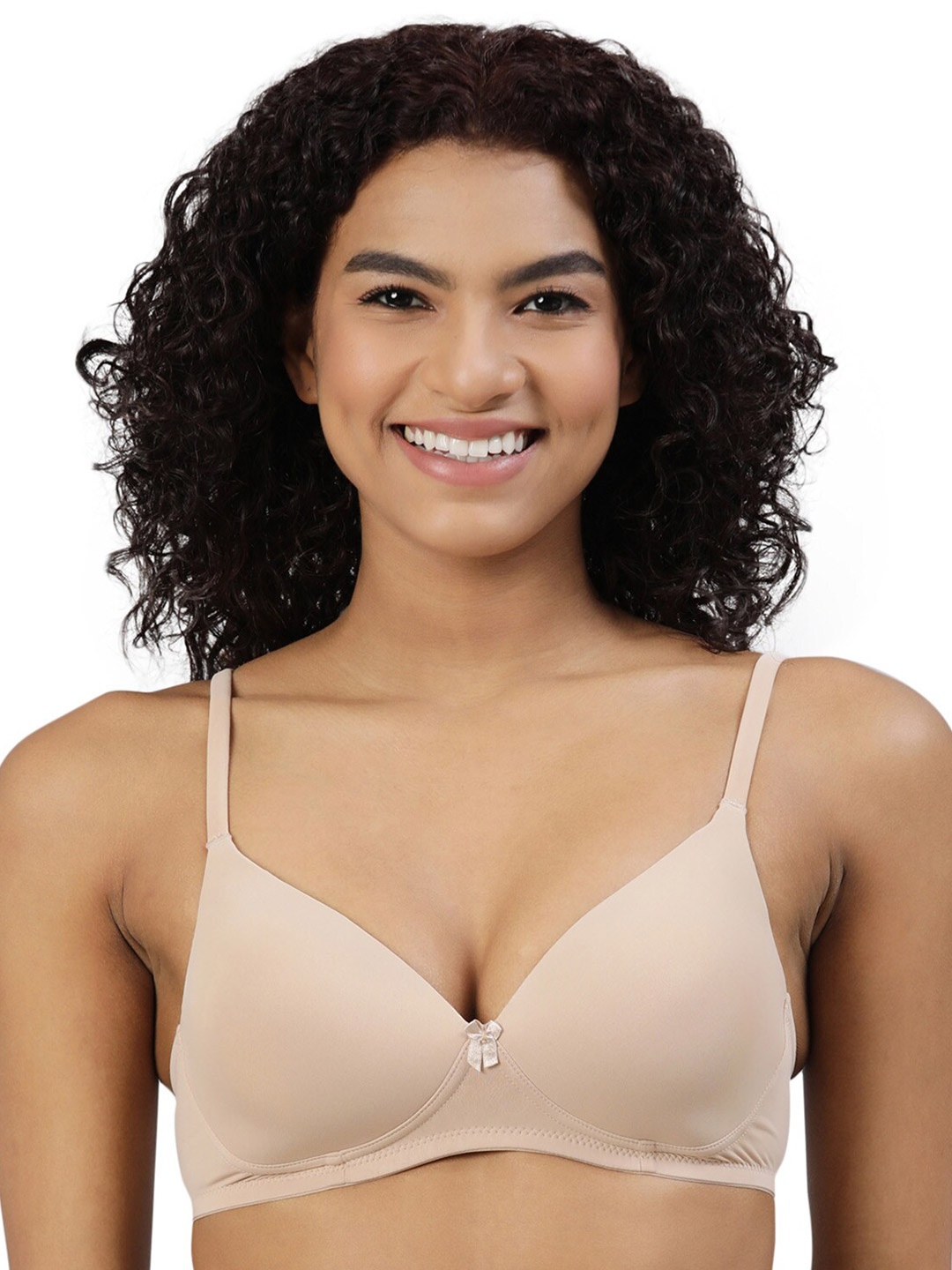 

BLOSSOM Lightly Padded Polyamide Bra_Featherlite, Beige