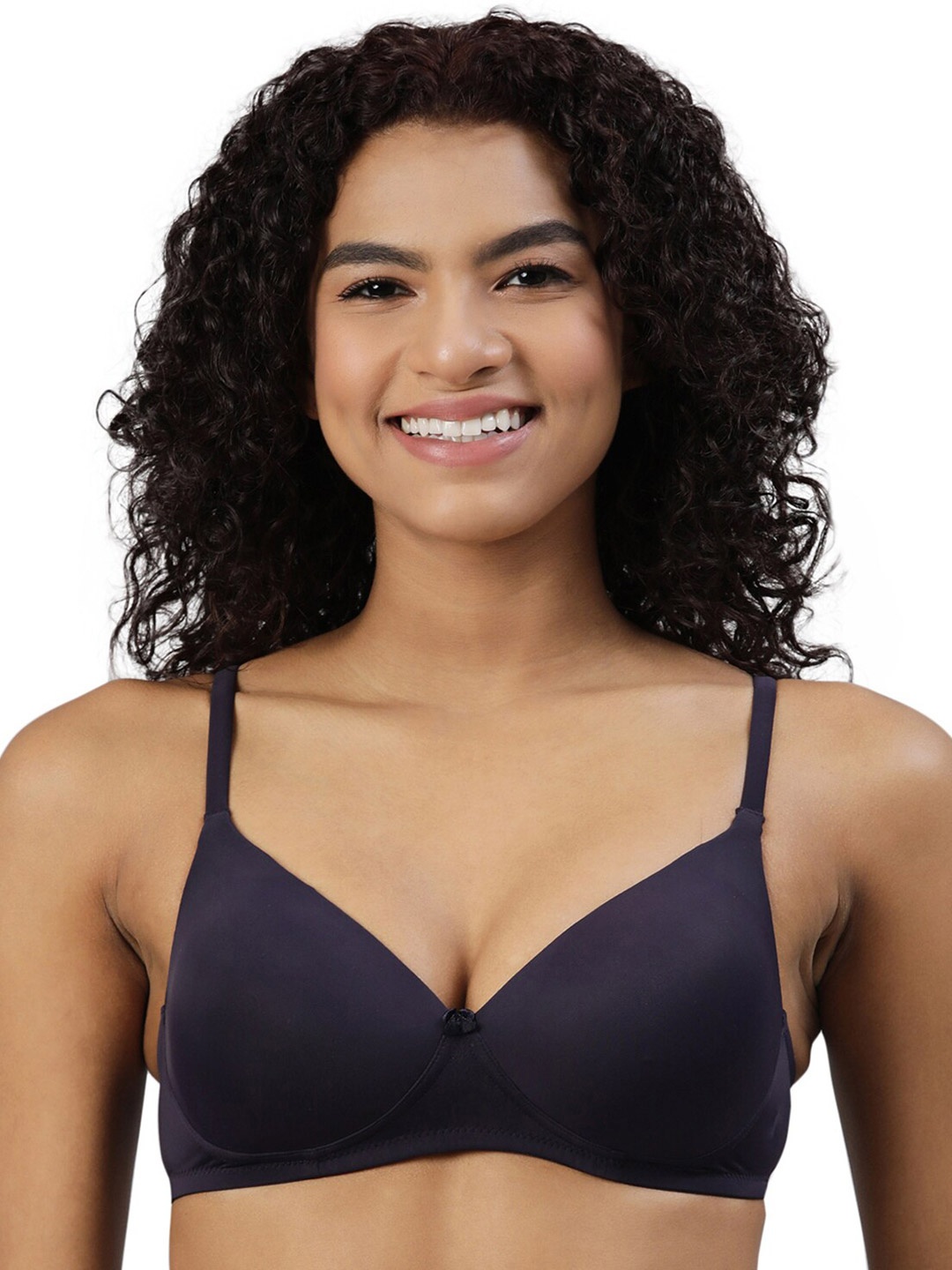 

BLOSSOM Lightly Padded Polyamide Bra_Featherlite, Black