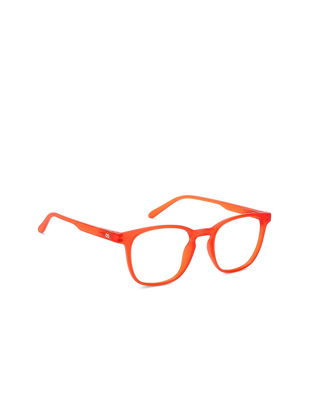 

Lenskart HUSTLR Unisex Full Rim Wayfarer Frames, Orange