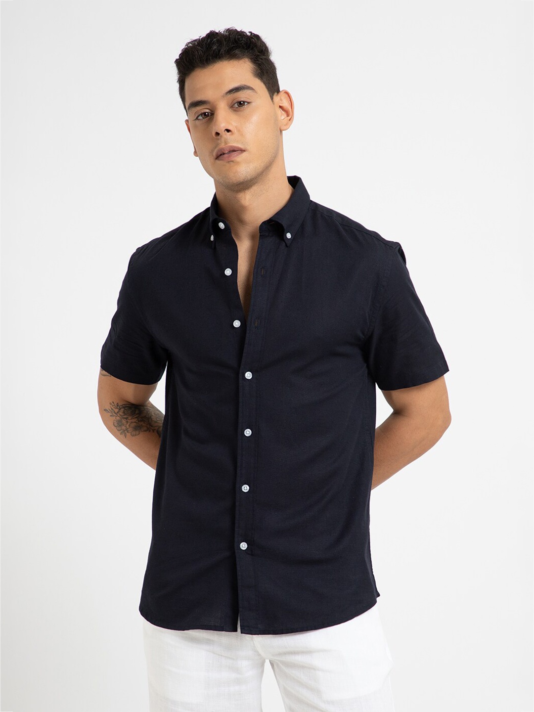 

Banana Club Classic Opaque Casual Shirt, Blue