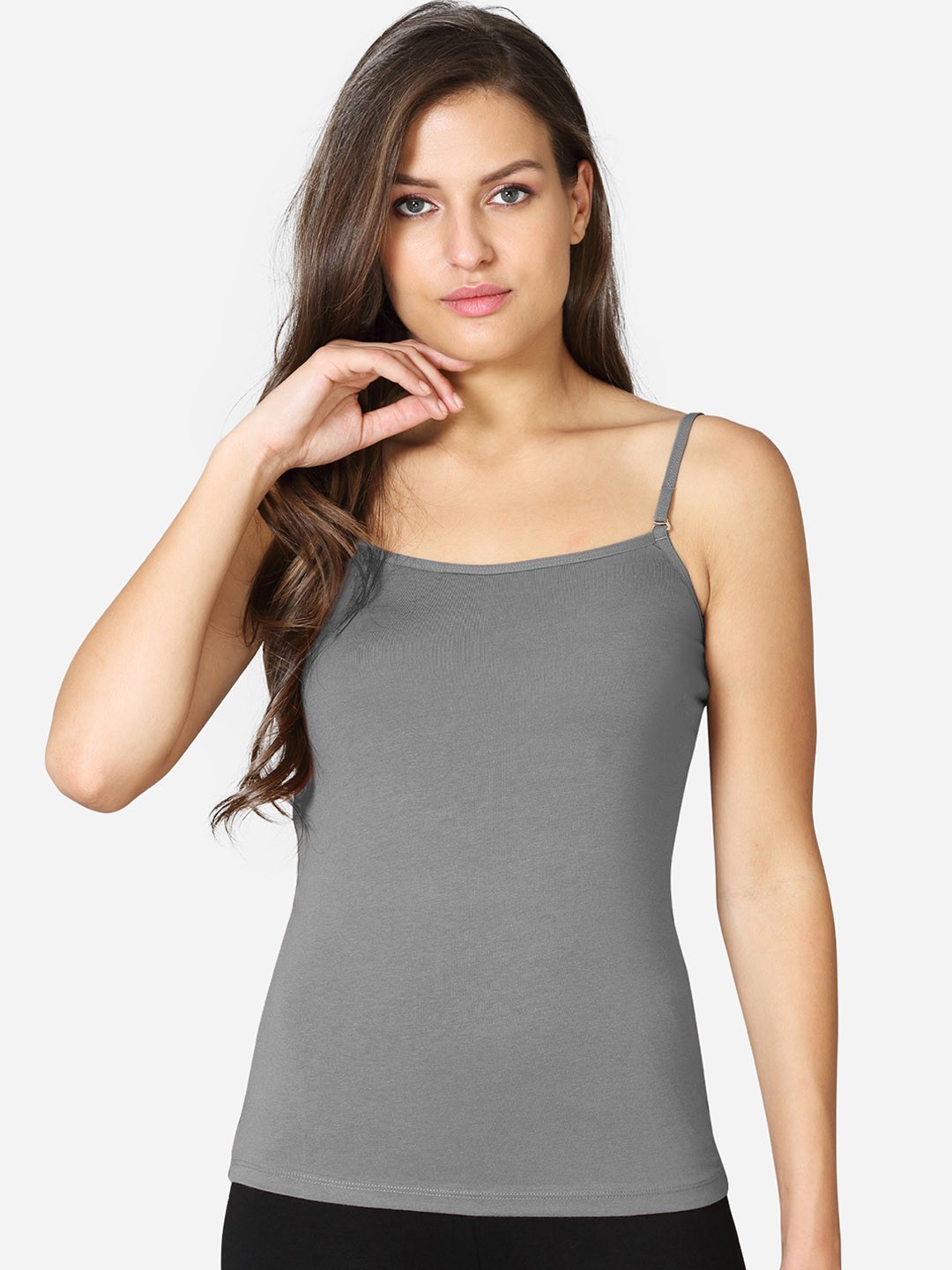 

VStar Slim Fit Non Padded Camisoles, Grey