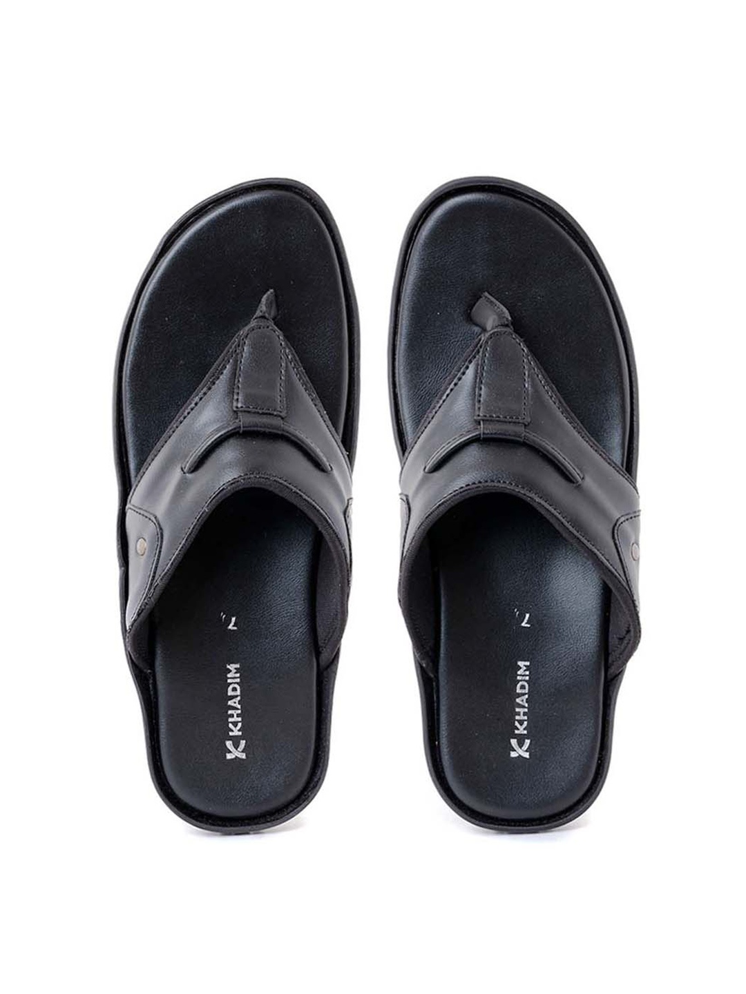 

Khadims Men Thong Flip-Flops, Black