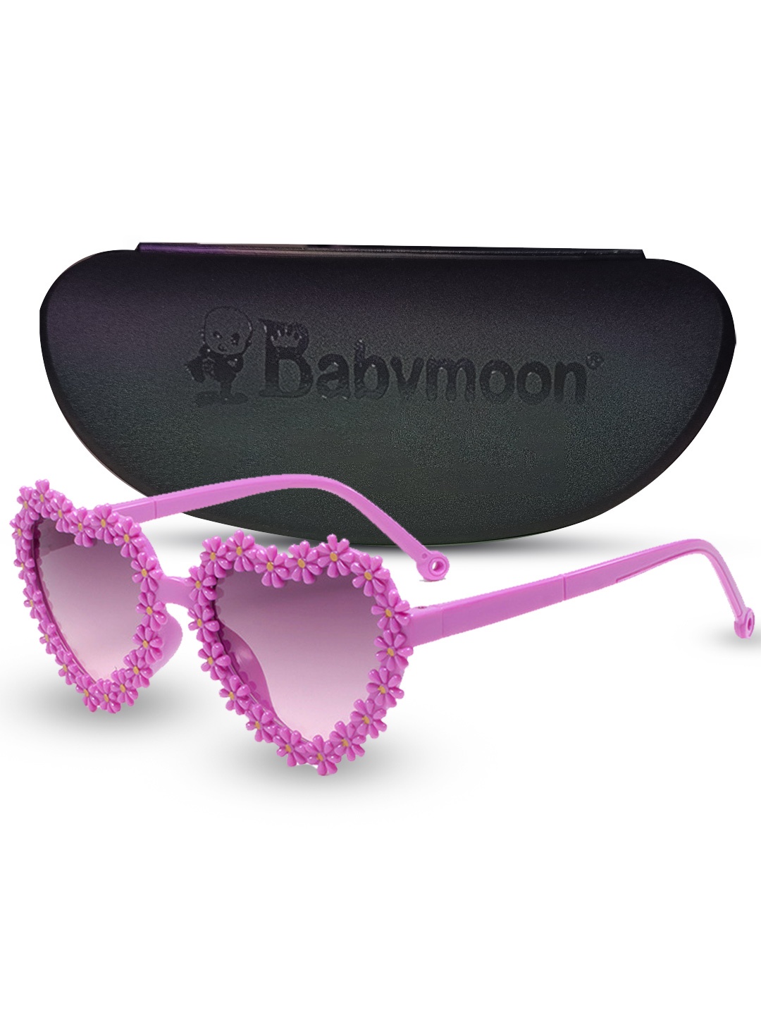 Babymoon Unisex Kids Sunglass With UV Protected Lens, Purple