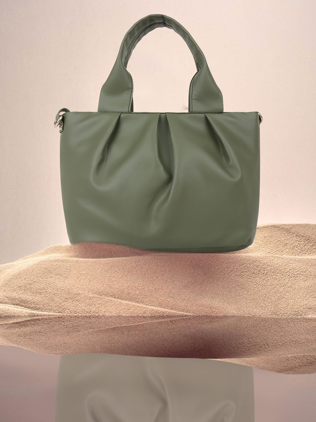 

OsaiZ Structured Handheld Bag, Green