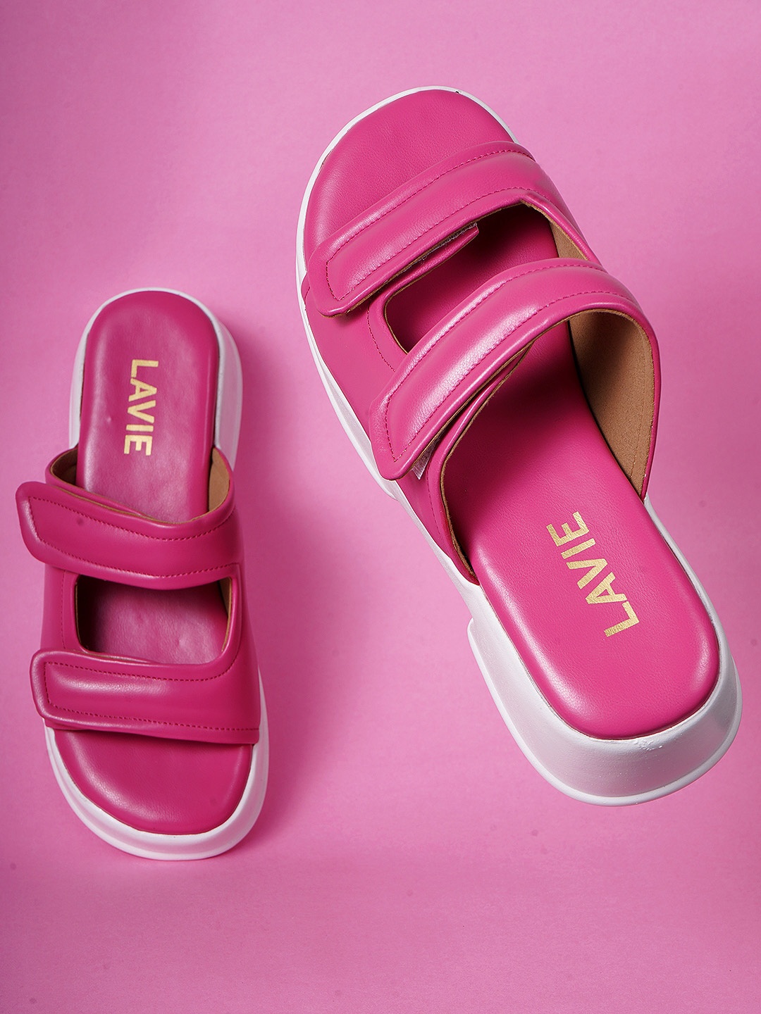 

Lavie Open Toe Platform Heels, Fuchsia