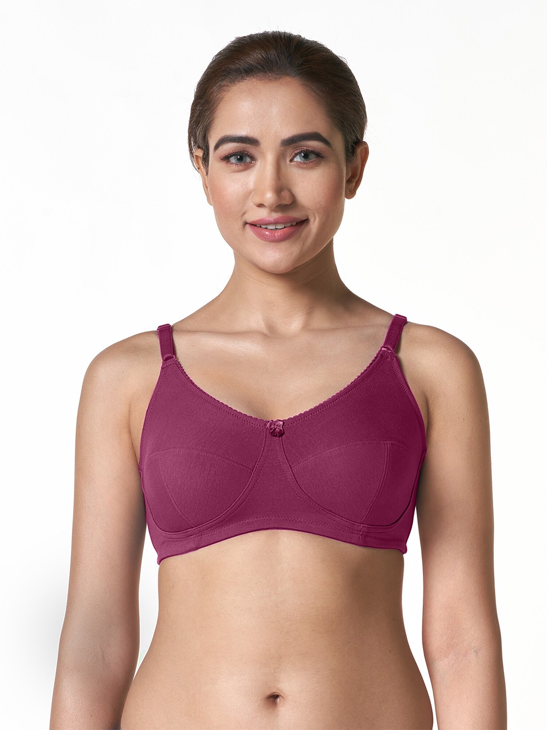 

BLOSSOM Full Coverage Non Padded Everyday Bra With All Day Comfort, Purple