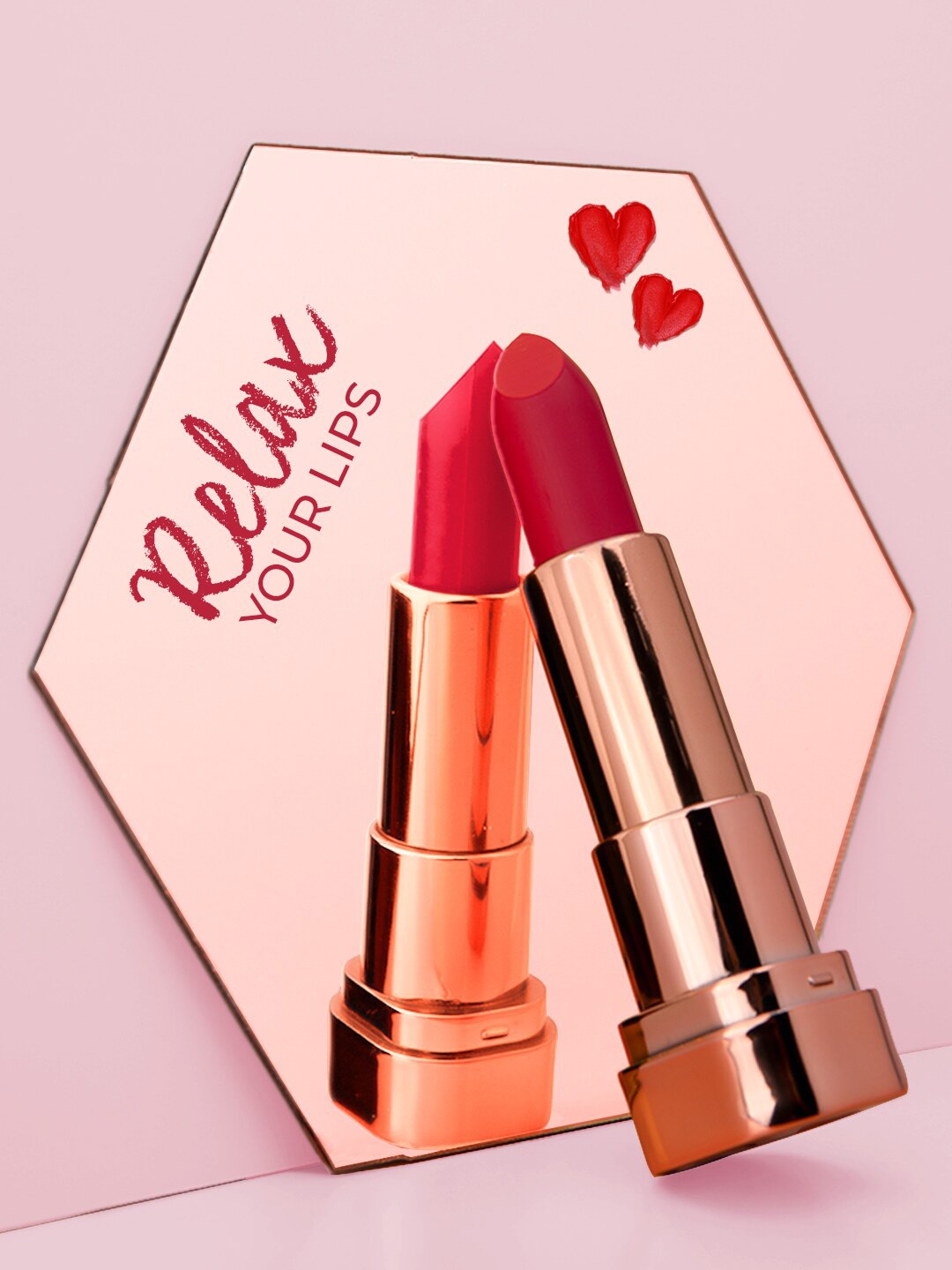 

Just Herbs Long Lasting Stay Relaxed Matte Lipstick - 4.2 ml- 21 Electric Peony, Red