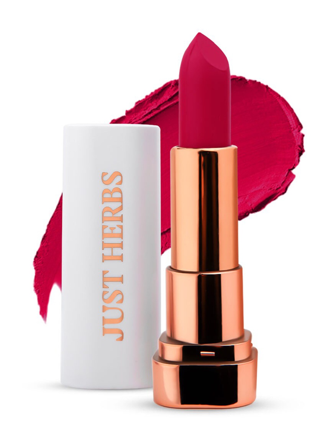 

Just Herbs Long Stay Relaxed Matte Lipstick - 4.2 ml - 20 Cranberry Swirl, Red