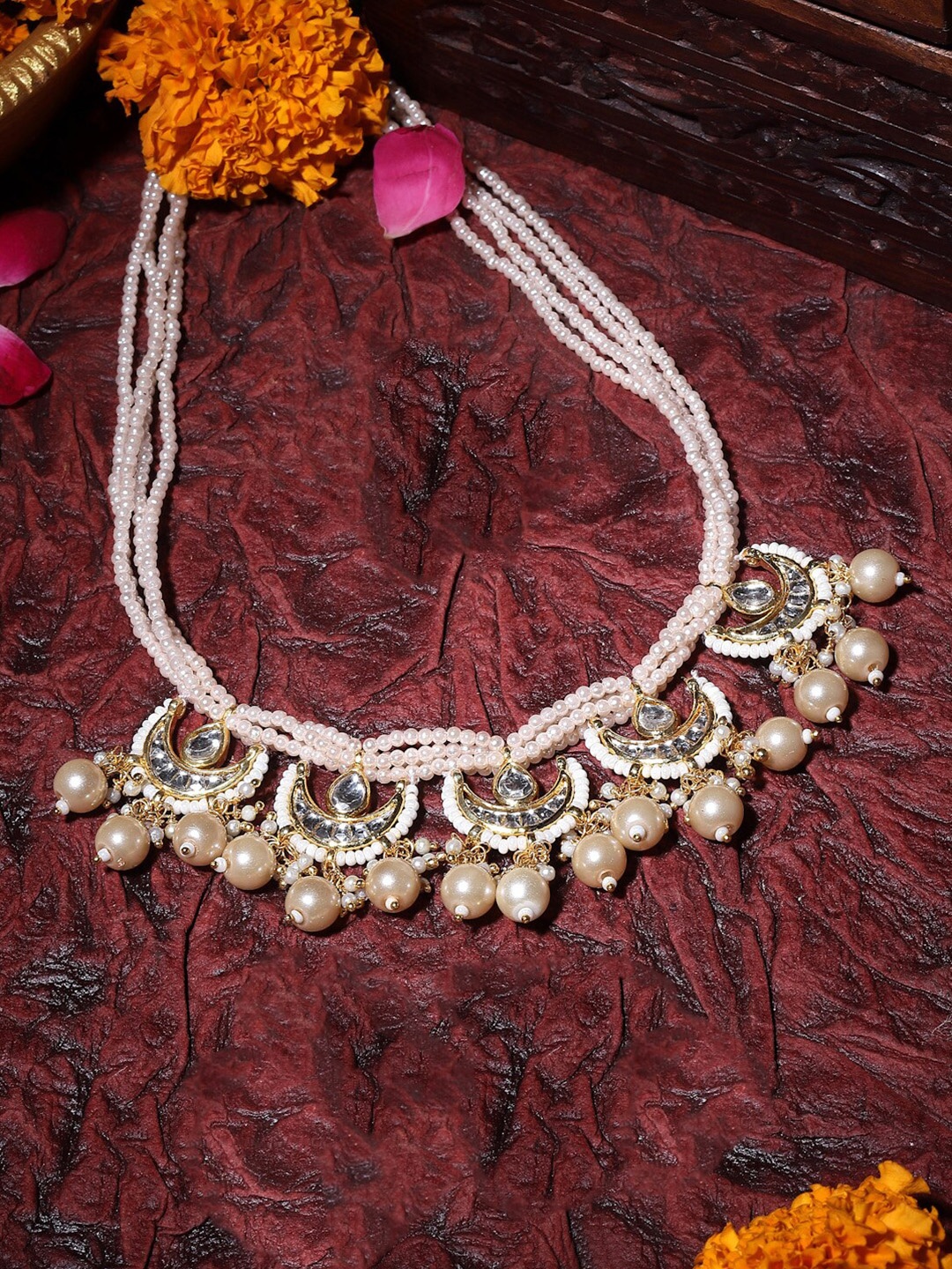 

DUGRISTYLE Gold-Plated Statement Necklace