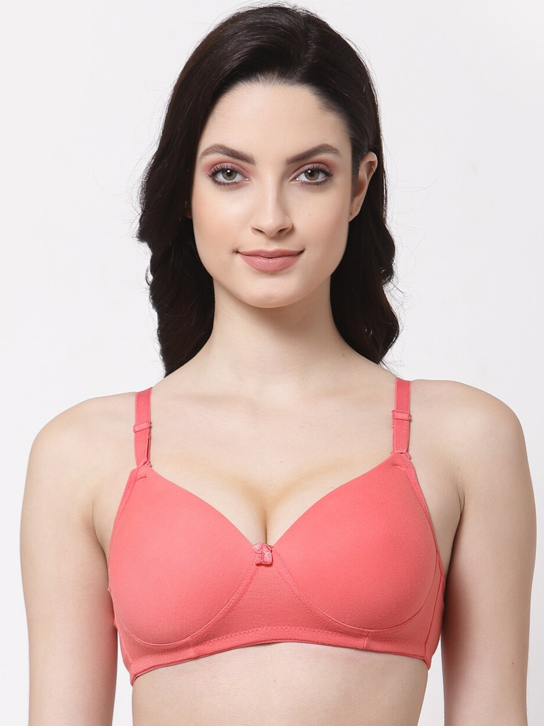 

SHYAM SONS FLAIR Full Coverage Lightly Padded Everyday Bra With All Day Comfort, Peach