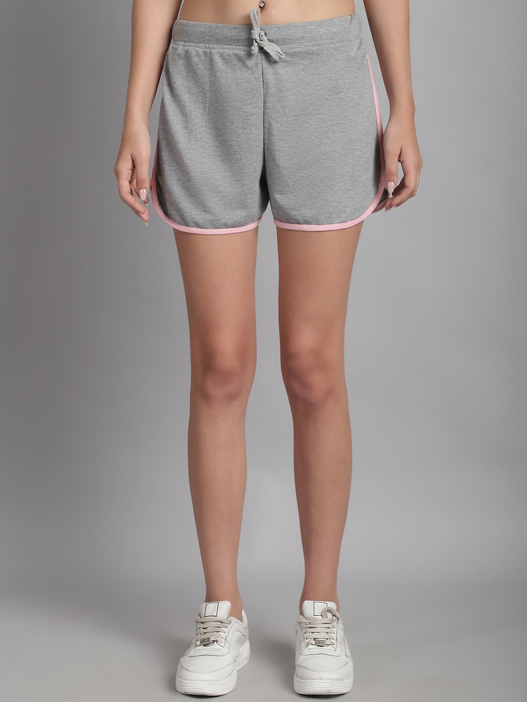 

Rute Women Slim Fit Yoga Sports Shorts, Grey