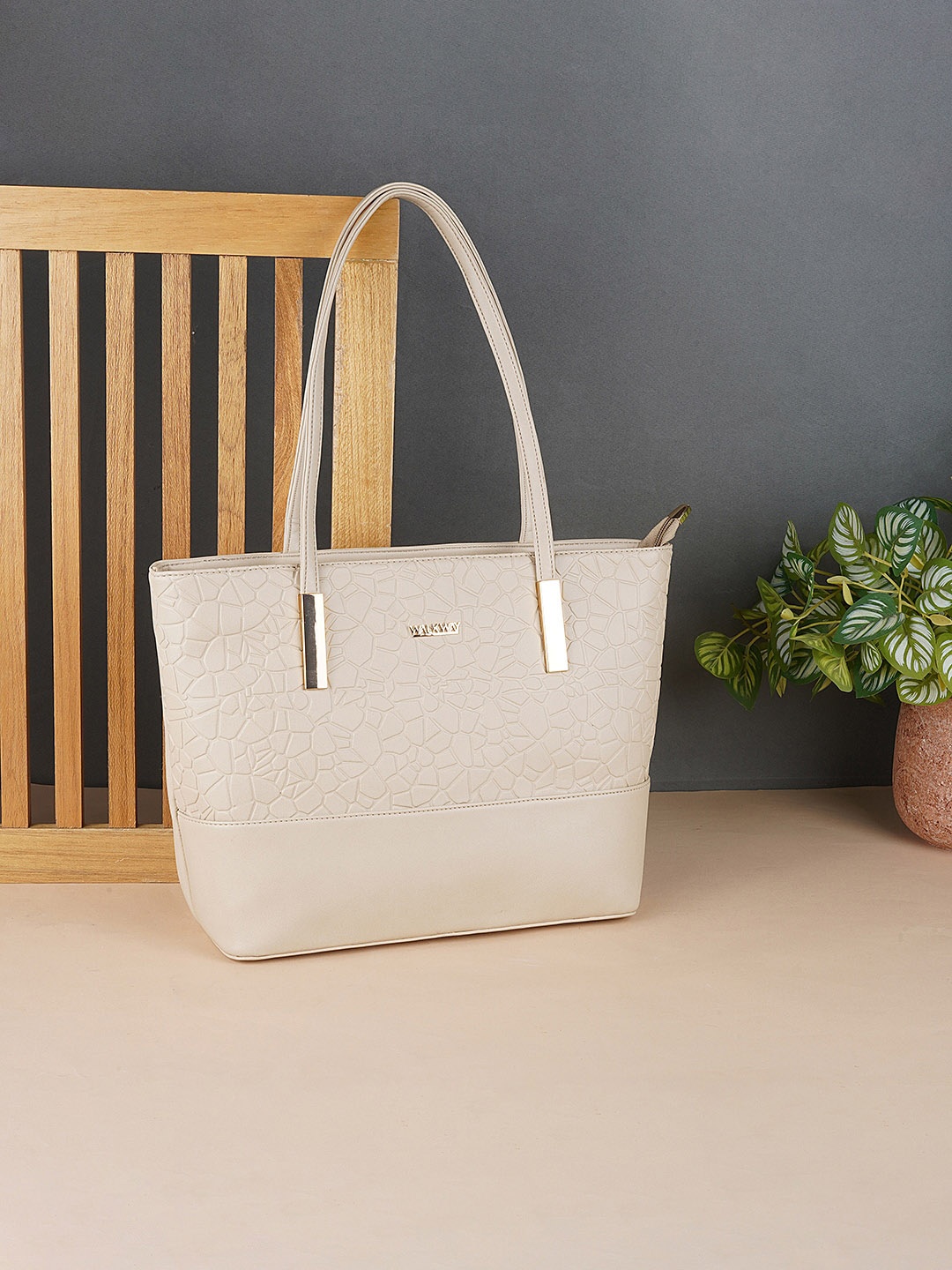 

WALKWAY by Metro Structured Tote Bag, Beige