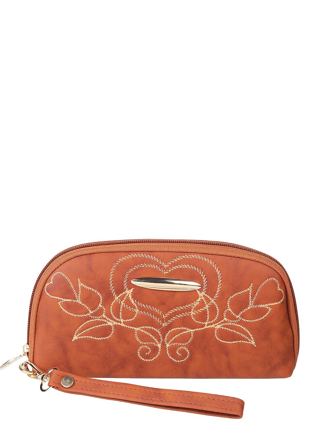 

WALKWAY by Metro Women Floral Two Fold Wallet, Tan