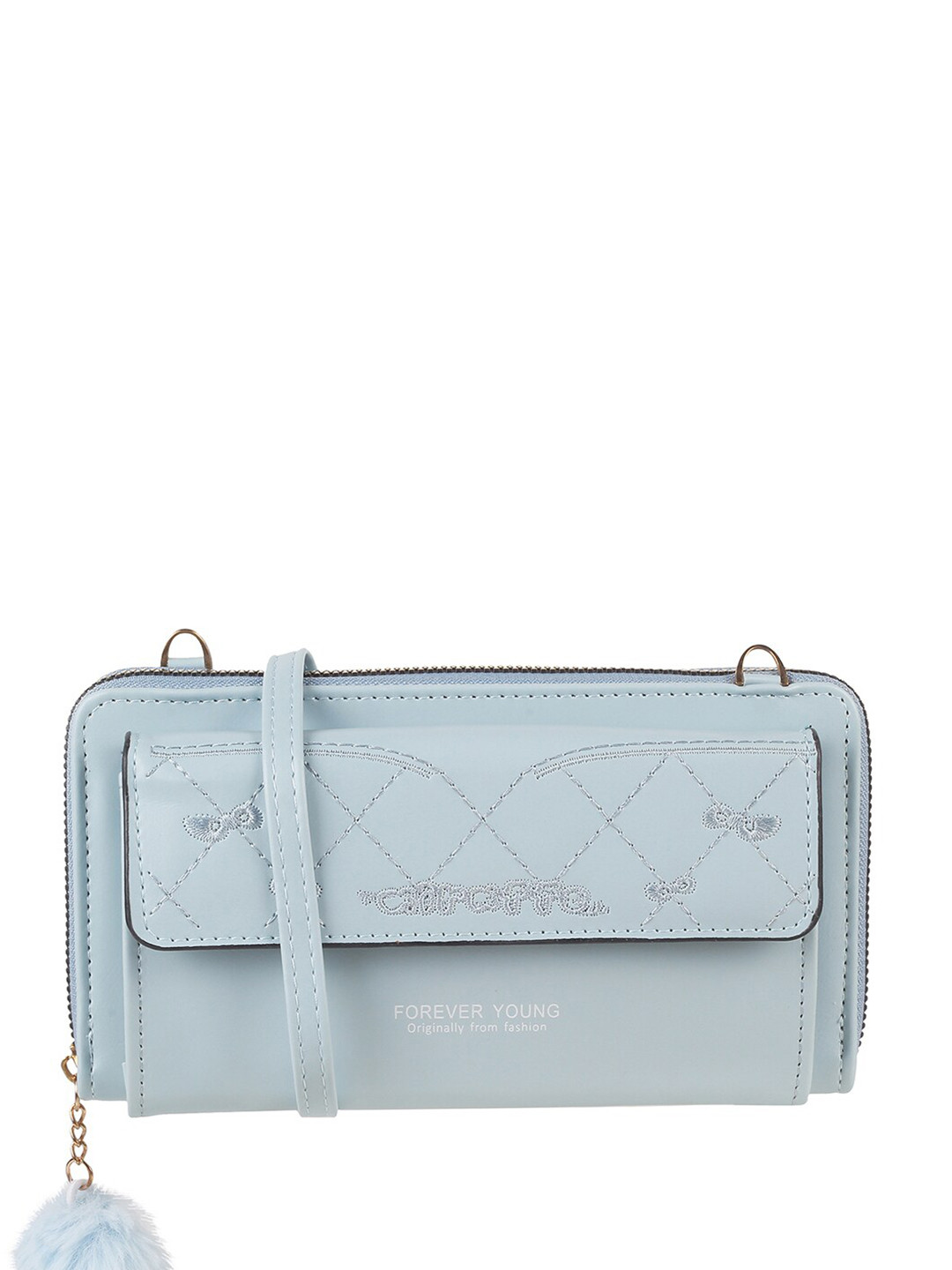 

WALKWAY by Metro Women Zip Around Wallet, Blue