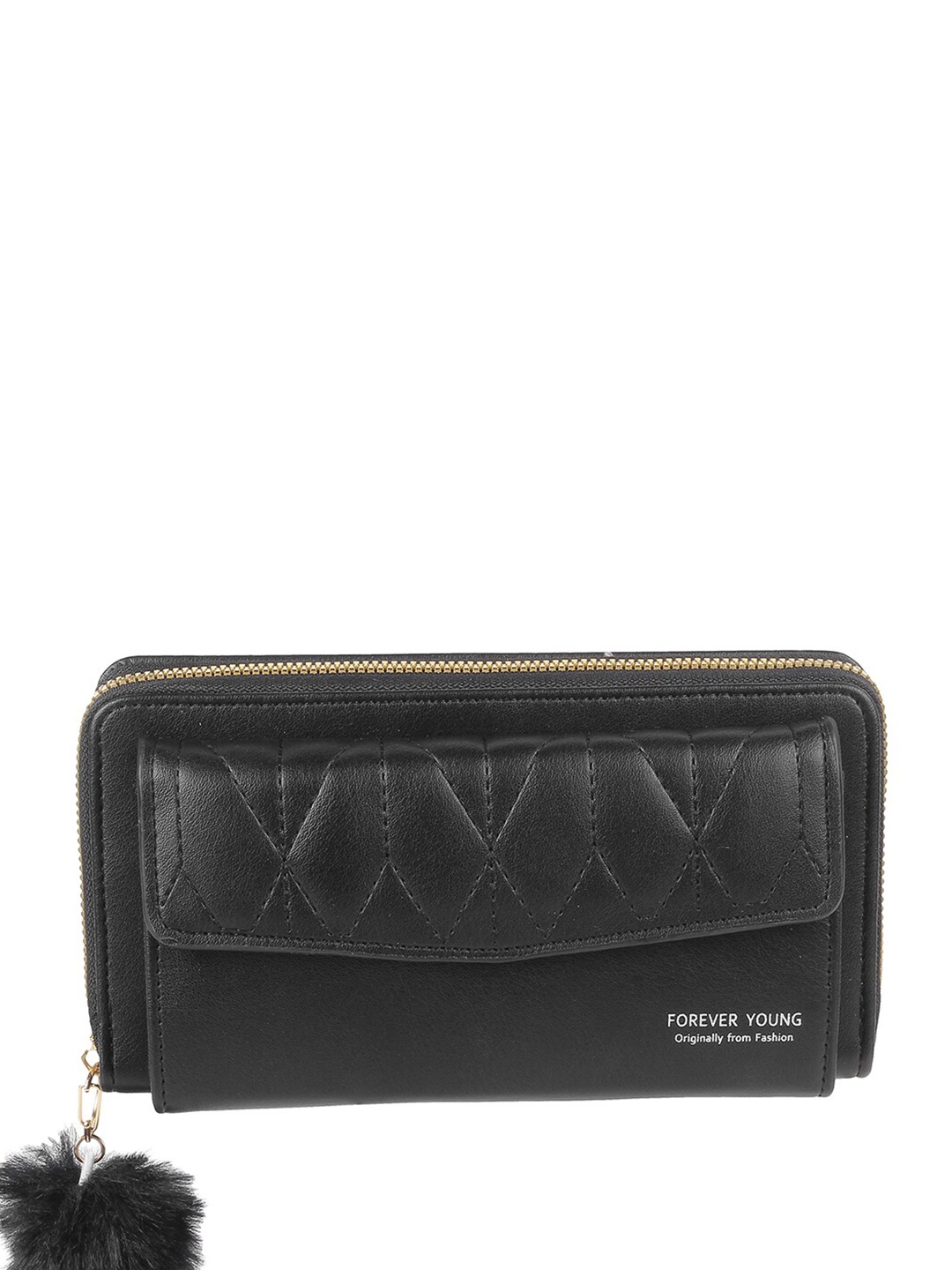 

WALKWAY by Metro Women Zip Around Wallet, Black