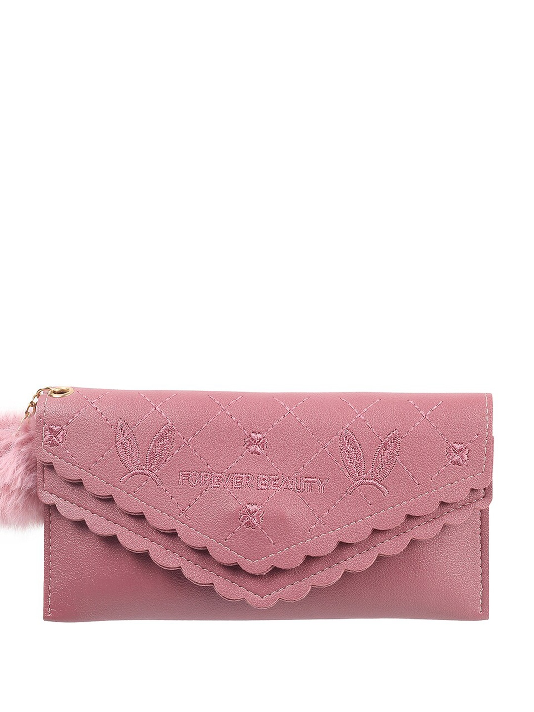 

WALKWAY by Metro Women Embroidered Envelope Wallet, Pink