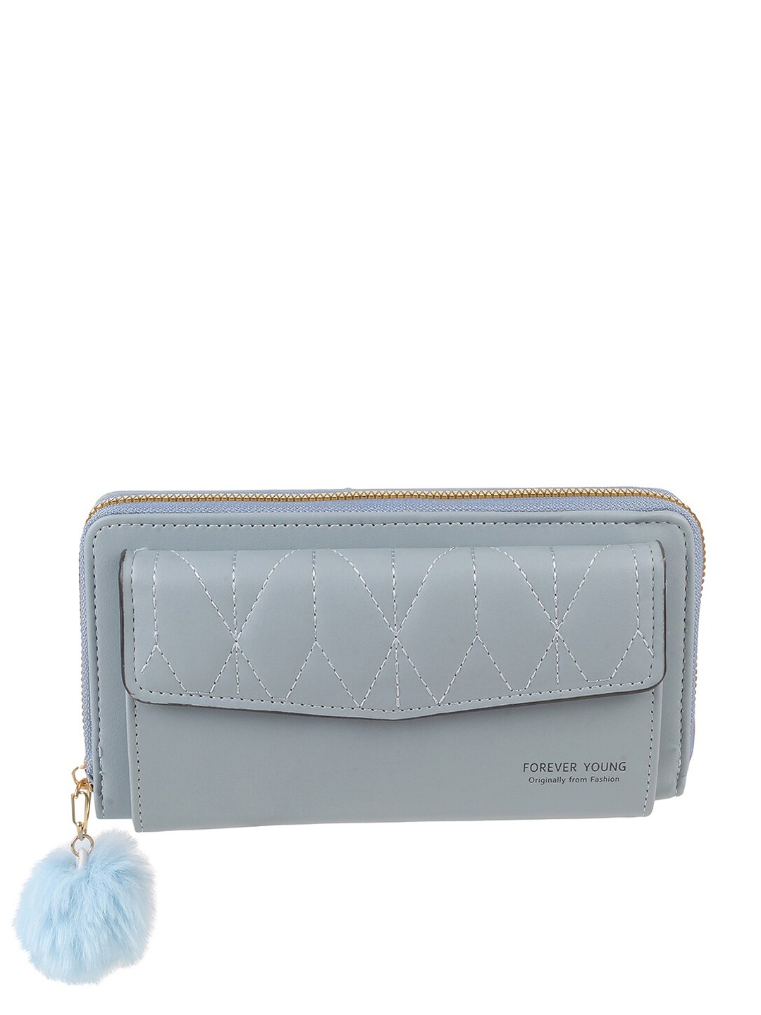 

WALKWAY by Metro Women Zip Around Wallet, Blue