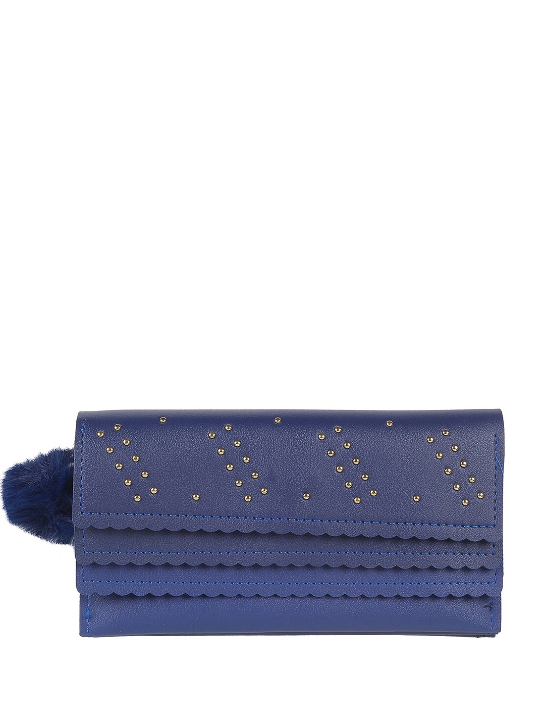 

WALKWAY by Metro Women Embellished Two Fold Wallet, Blue