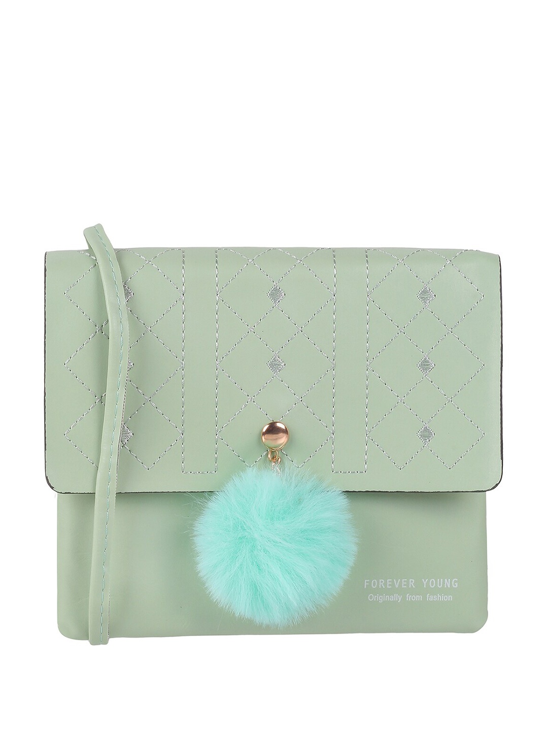 

WALKWAY by Metro Women Embroidered Envelope Wallet, Green