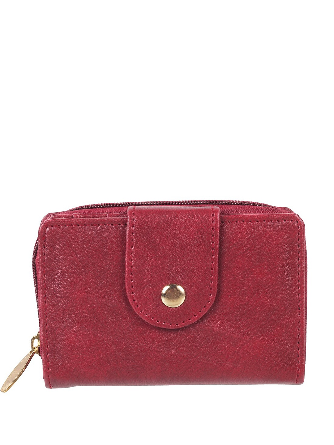 

WALKWAY by Metro Women Zip Around Wallet, Maroon