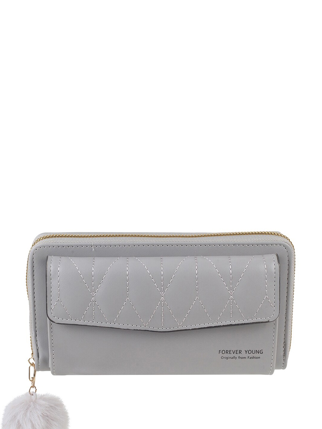 

WALKWAY by Metro Women Zip Around Wallet, Grey