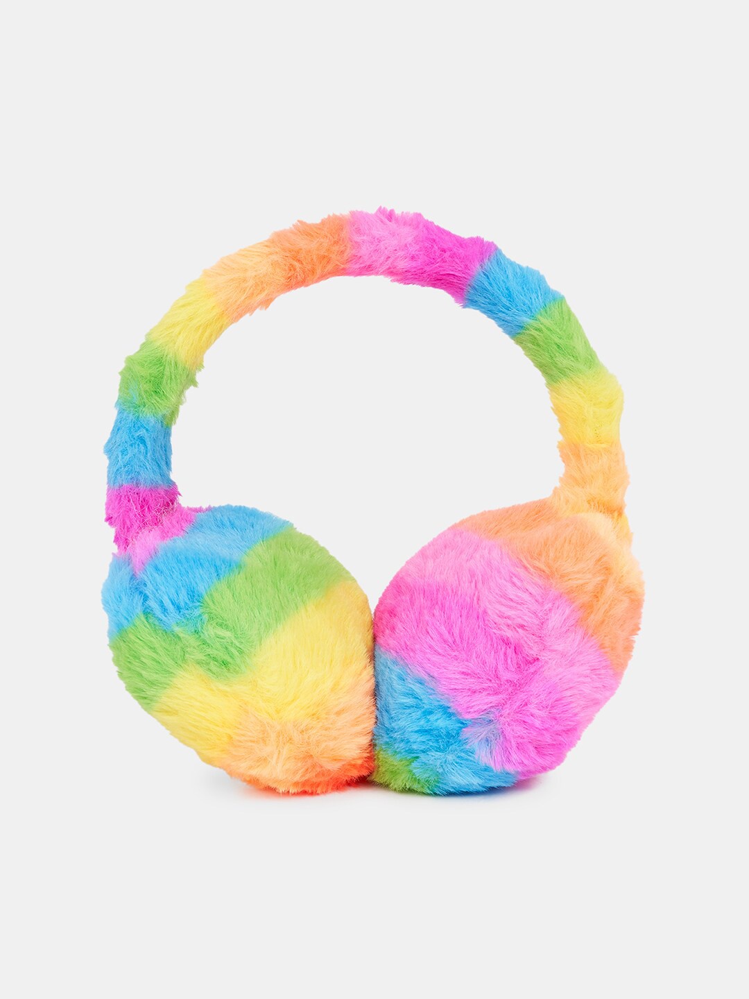 

Pantaloons Junior Girls Colourblocked Ear Muffs, Yellow