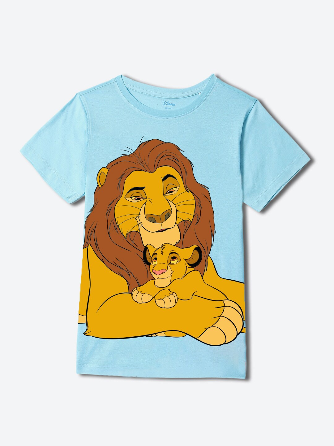 

YK Disney Boys Lion King Printed Cotton T-shirt, Blue
