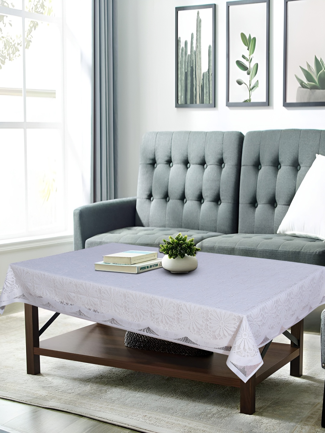

ZESTURE White 4-Seater Table Cover
