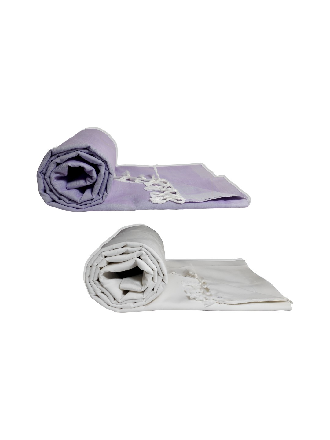 

RIYA SHREE Purple & Grey 2 Pieces AC Room Single Bed Blanket