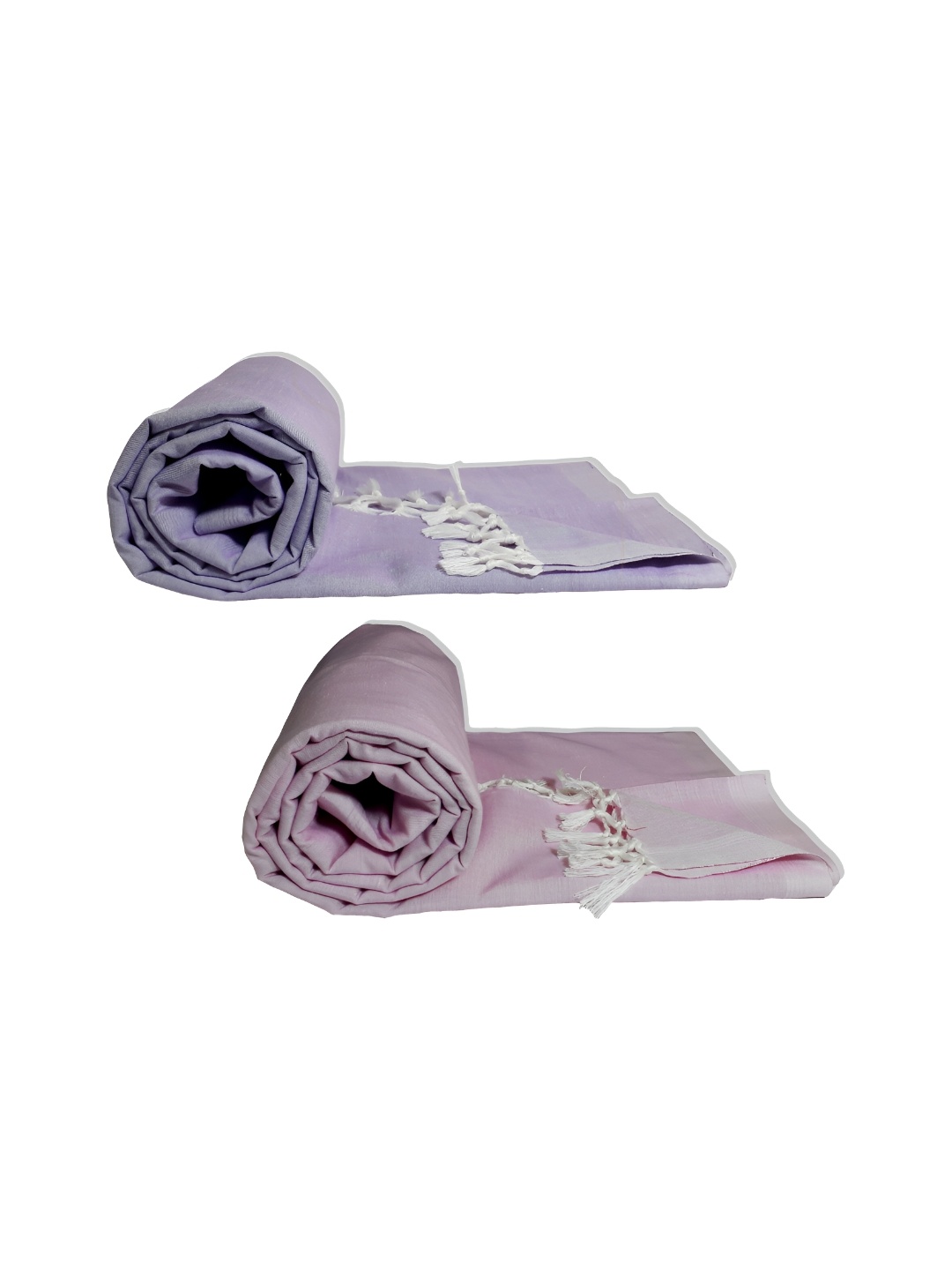 

RIYA SHREE Peach-Coloured & Lavender 2 Pieces AC Room Single Bed Blanket