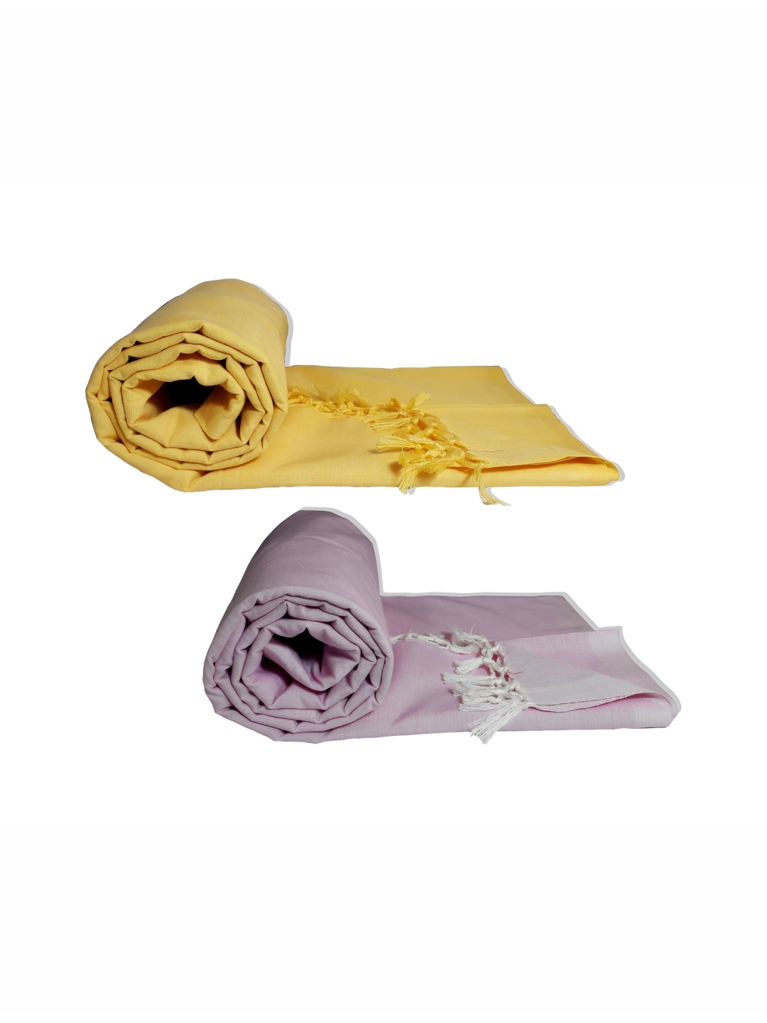 

RIYA SHREE Lavender & Yellow 2 Pieces AC Room Cotton Single Bed Blanket