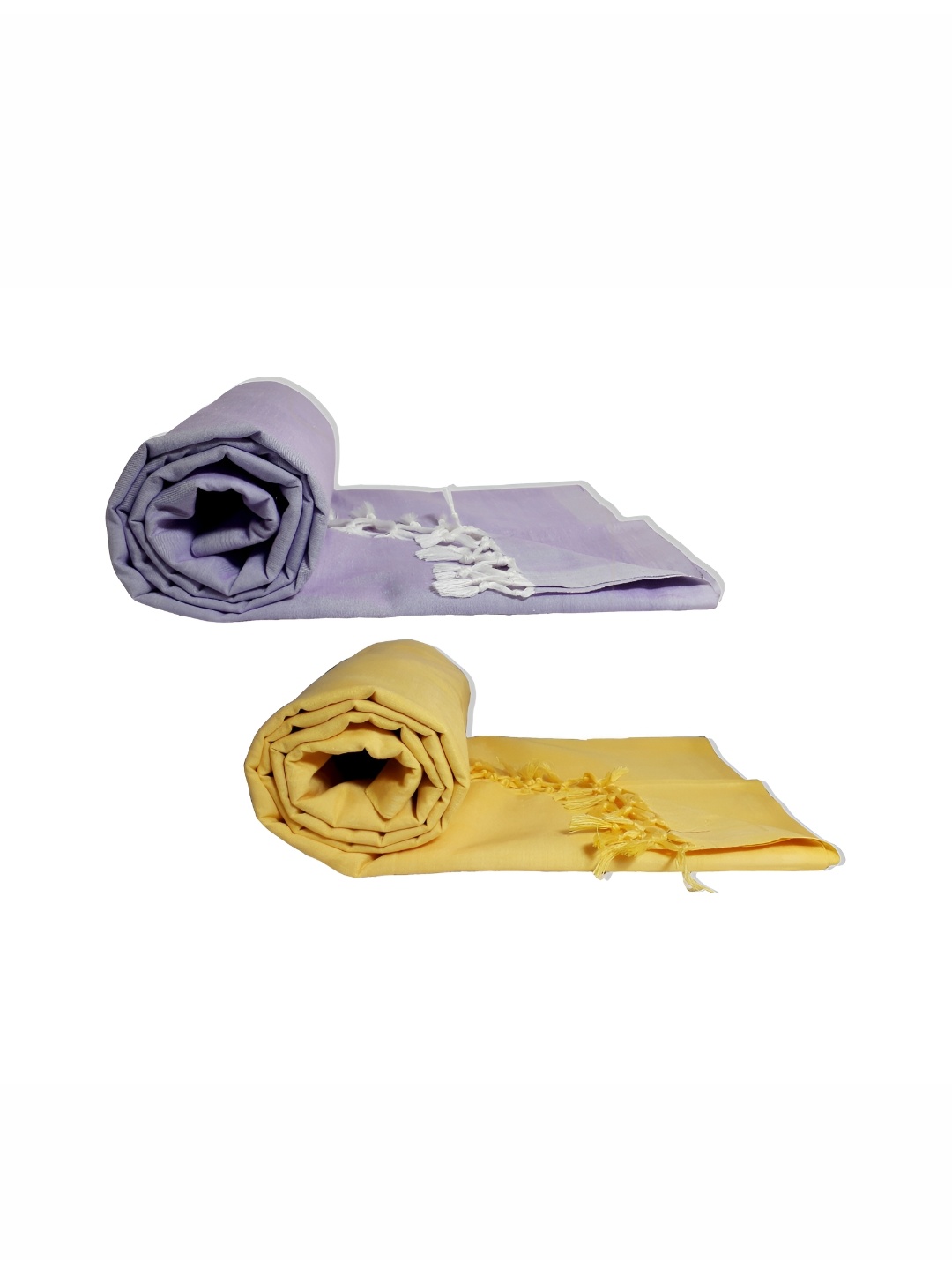 

RIYA SHREE Yellow & Lavender 2 Pieces AC Room Single Bed Blanket