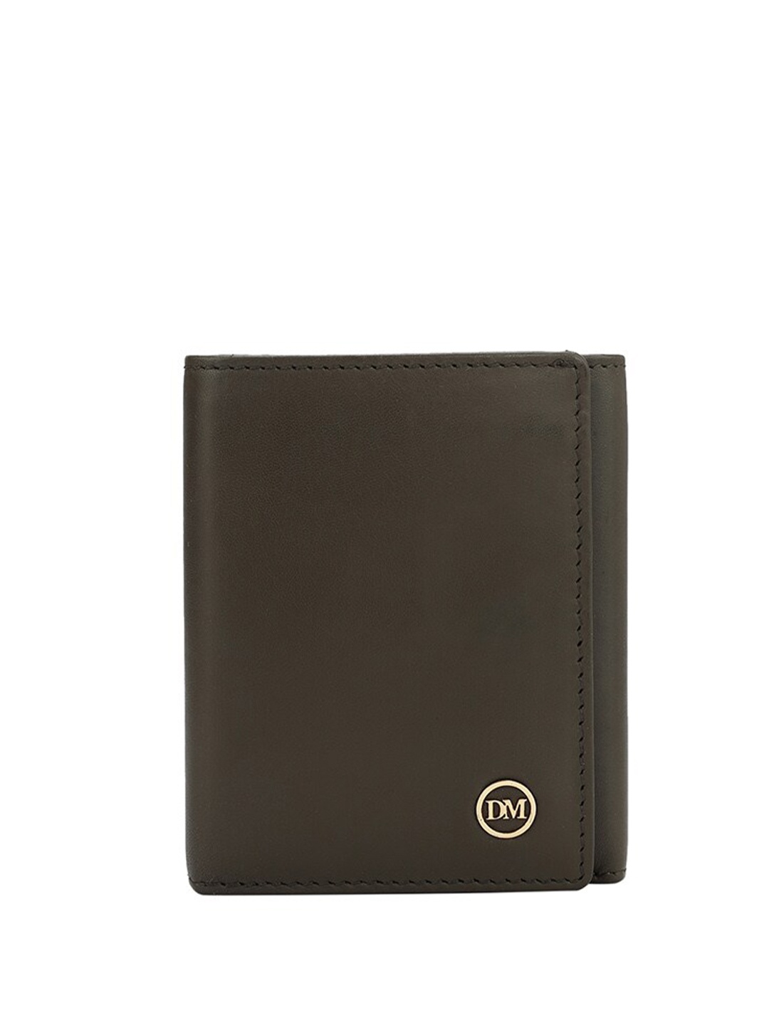 

Da Milano Leather Three Fold Wallet, Green