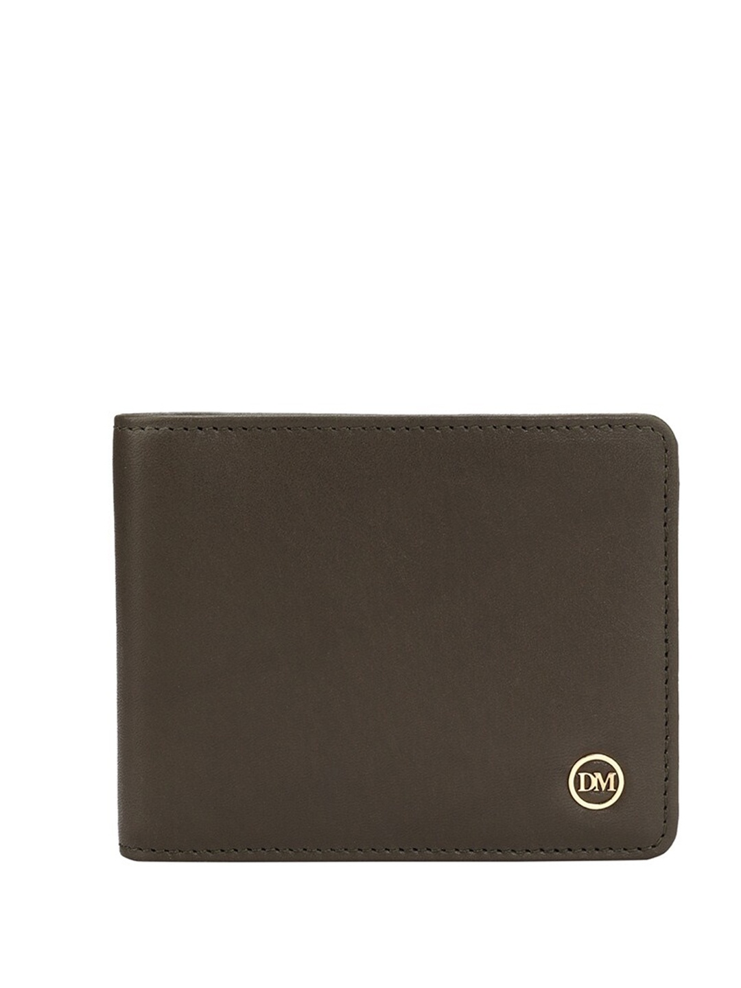 

Da Milano Men Leather Two Fold Wallet, Green