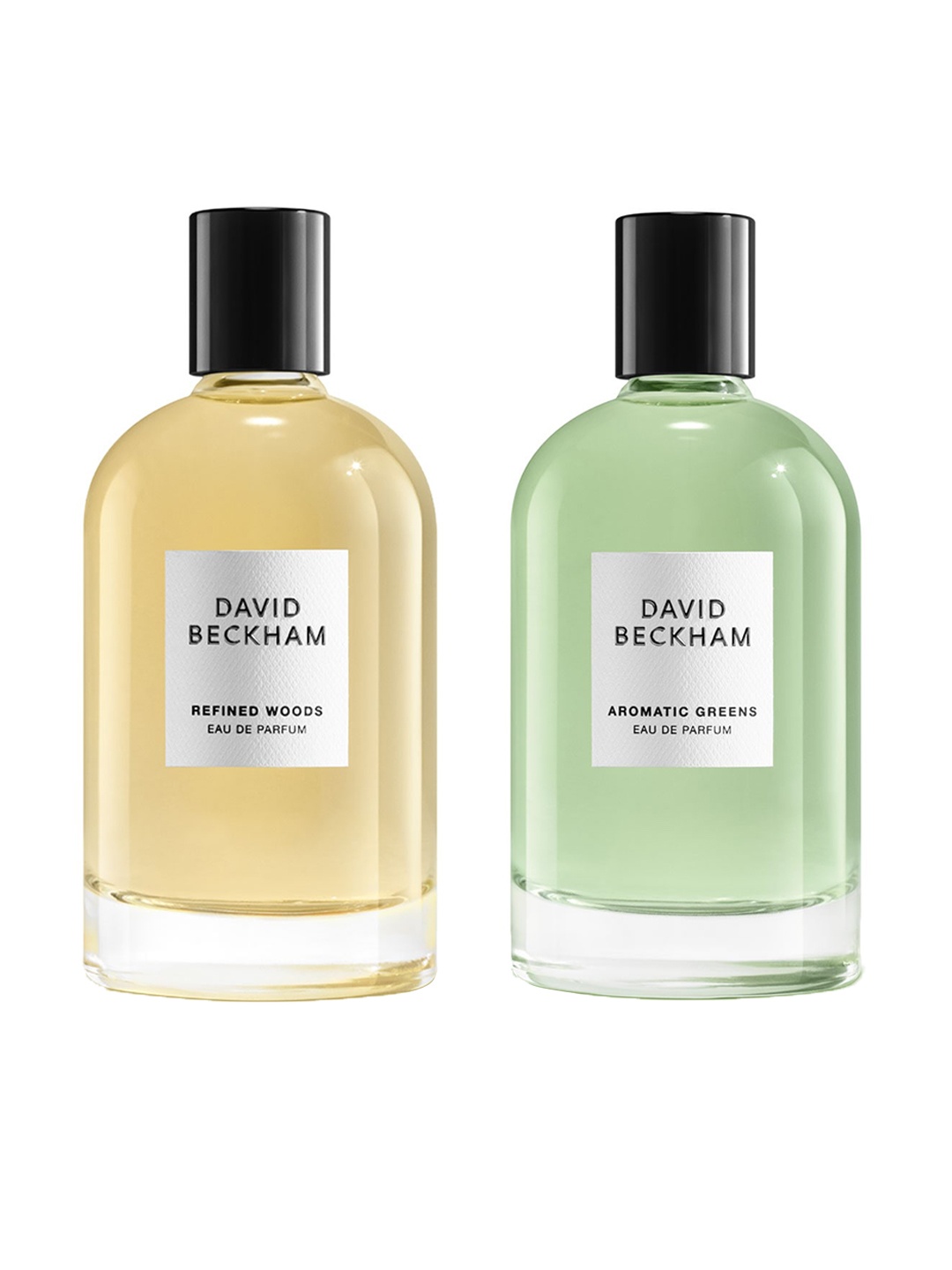 

DAVID BECKHAM Men Set of Refined Woods & Aromatic Greens Eau De Parfum - 100 ml each, Yellow