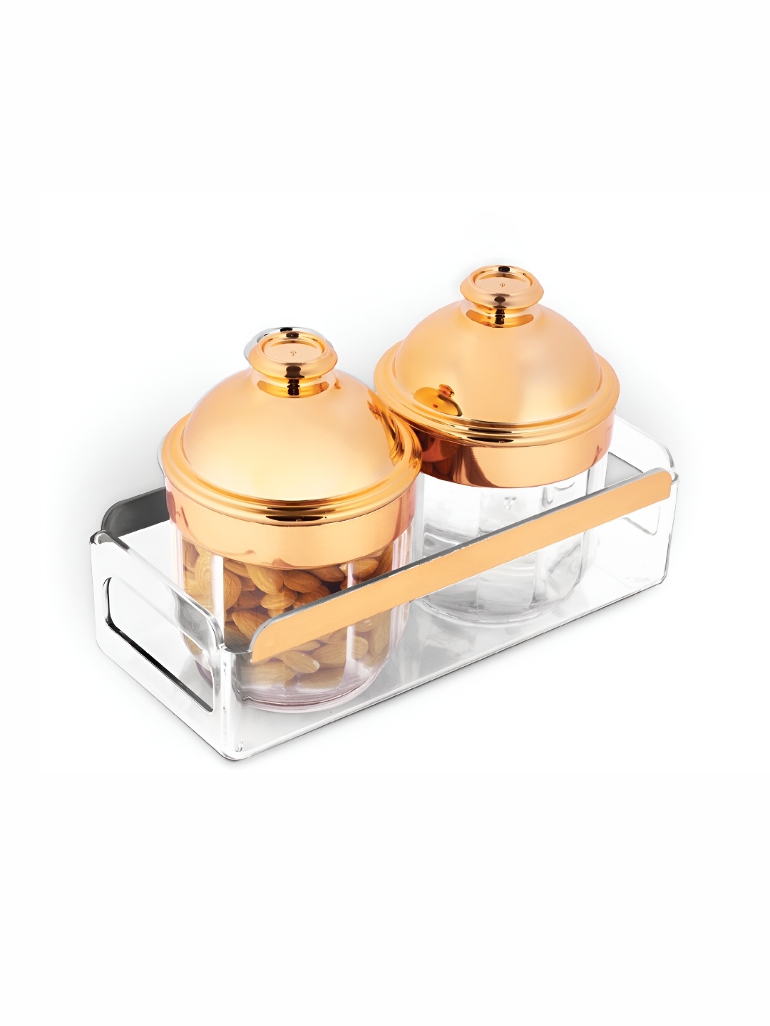 

Trueware Gold-Toned 3 Pieces Dishwasher Safe Food Container 500 ml