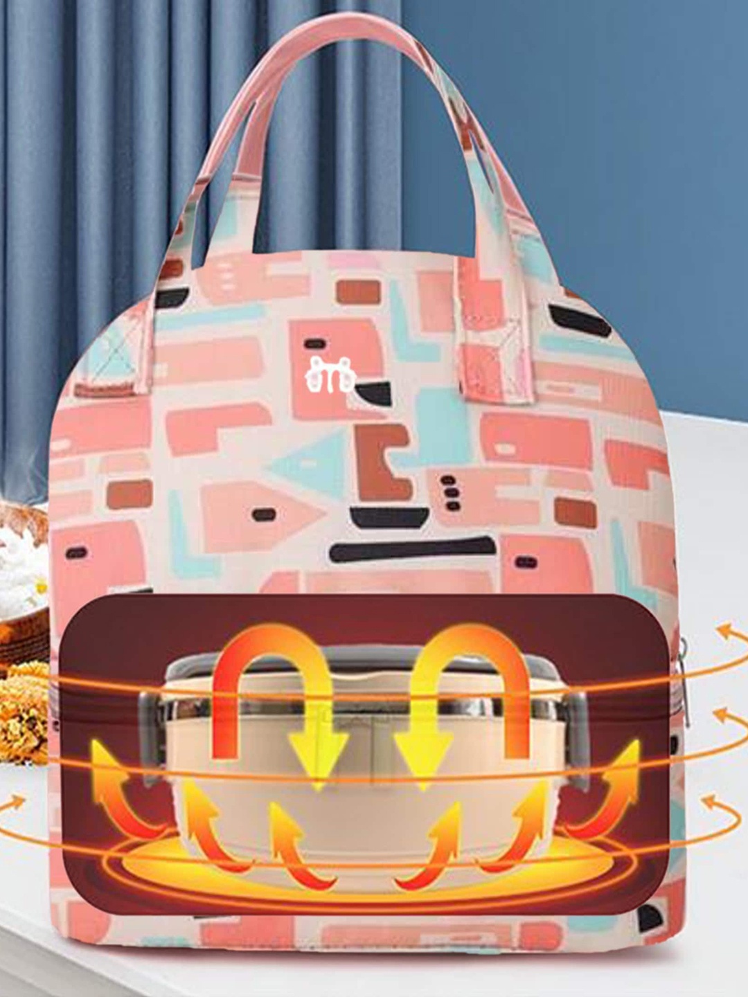 

Babymoon Kids Peach-Colored Lightweight Diaper Bags