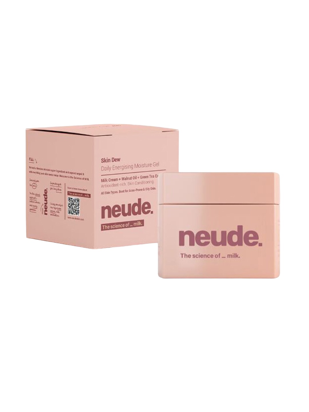 

Neude Skin Energising Face Moisturizer Gel for Oily Skin - Skin Dew 50 ml, Na