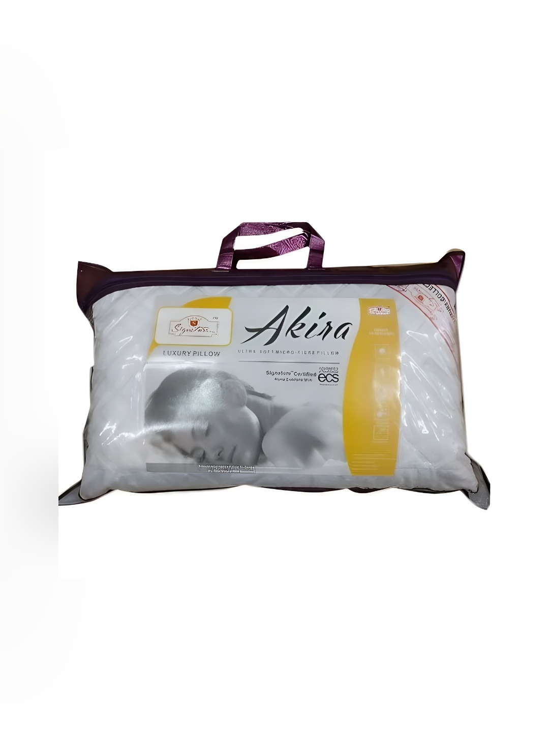 

Signature Cream-Coloured Fibre Filled Cotton Ultra Soft Sleep Pillow