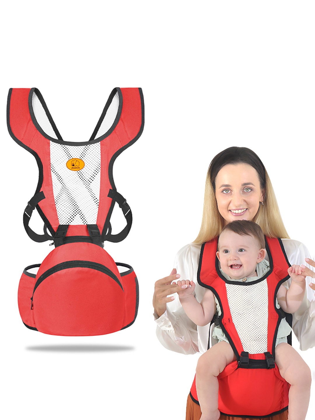 

BAESD Infants Breathable Baby Carriers, Red