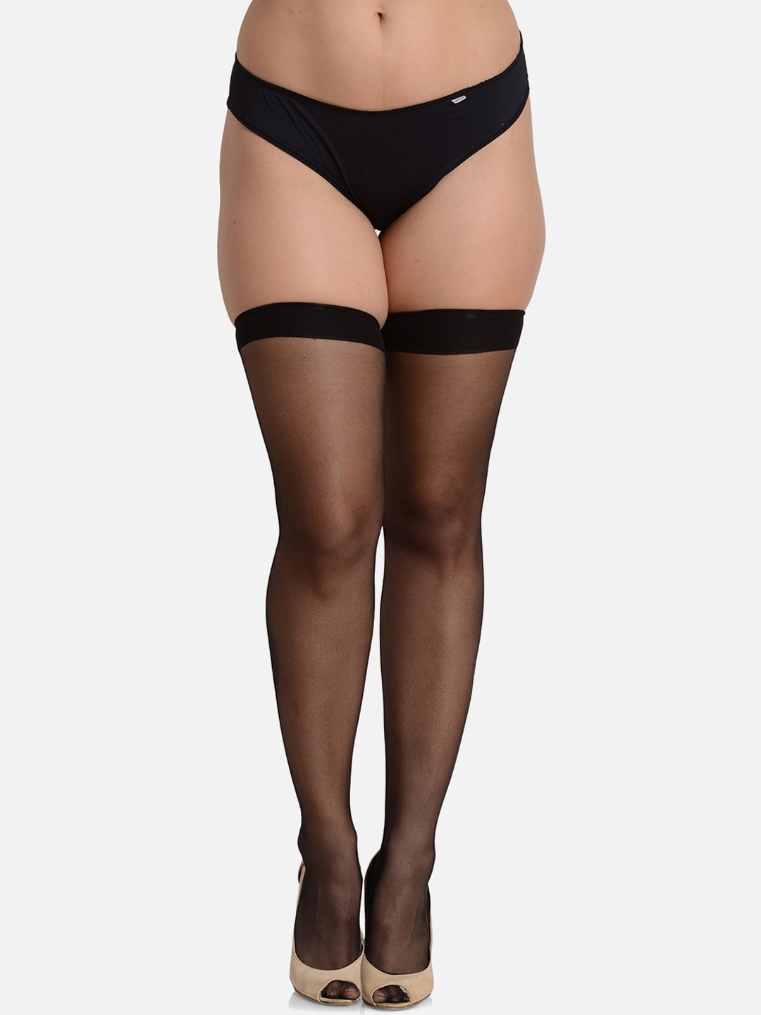 

mod & shy Sheer Stretchable Stockings, Black