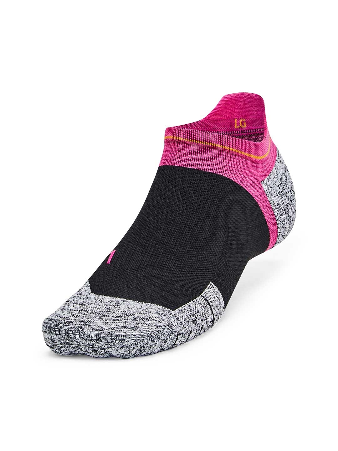 

UNDER ARMOUR Unisex Ankle Length Run Cushion 1pk NS Tab Socks, Black