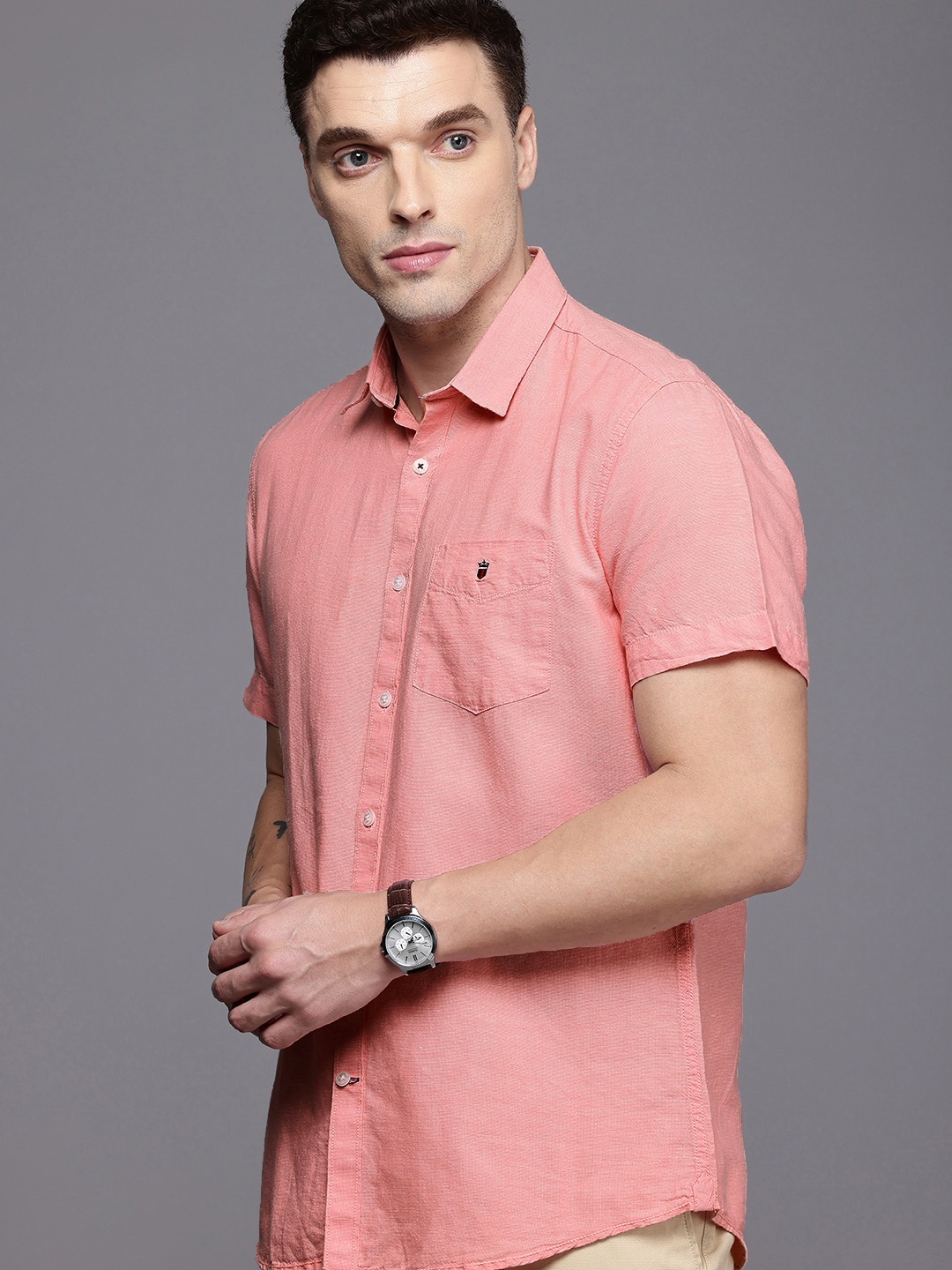 

Louis Philippe Sport Slim Fit Casual Shirt, Pink