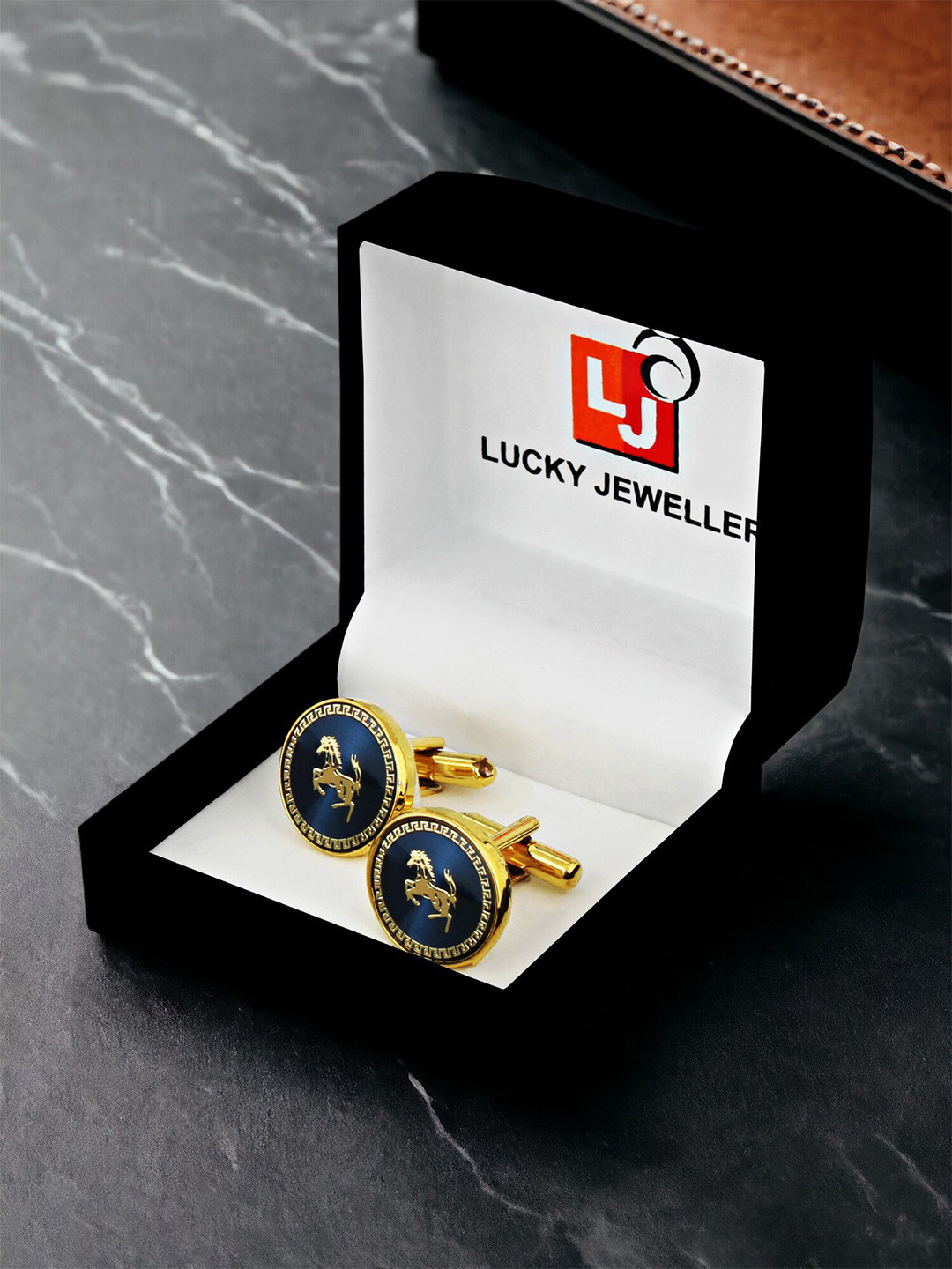 

LUCKY JEWELLERY Gold Plated Formal Cuff Shirt Button, Blazer Cufflinks