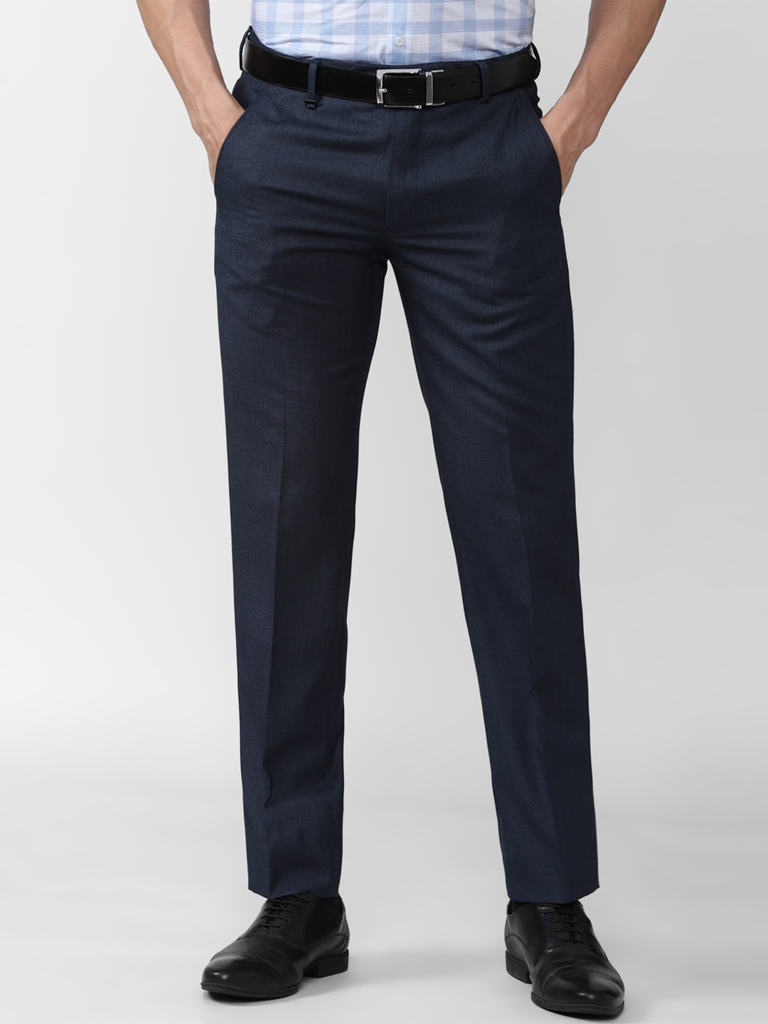 

Van Heusen Slim Fit Formal Trouser, Navy blue